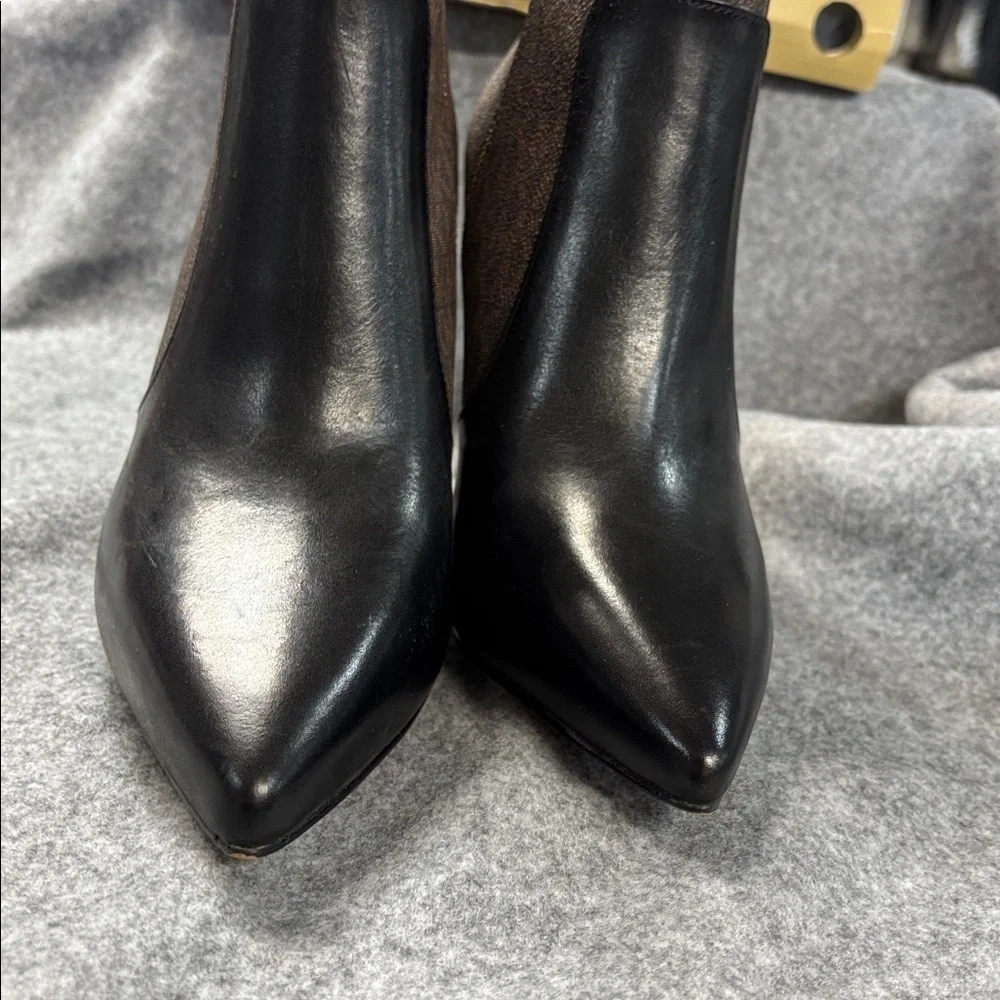 MICHAEL MICHAEL KORS Rue stiletto Logo and Leather boot 9.5